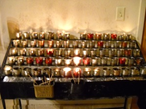 Candles at St Francis Cathedral, Santa Fe, NMCopyright G G Collins